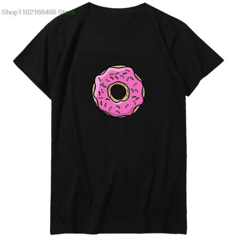 

Funny donut talk to me graphic t shirts short sleeve t-shirts Tees Tops Summer Streetwear oversize t-shirts Men's clothing