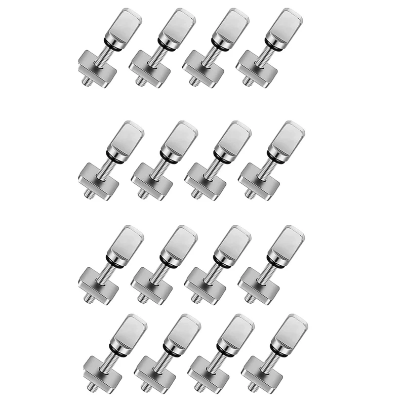 

16Pcs Stainless Steel Surfboard Fin Screw Thumb Fin Screw Surfing Accessories For Longboard Paddleboard
