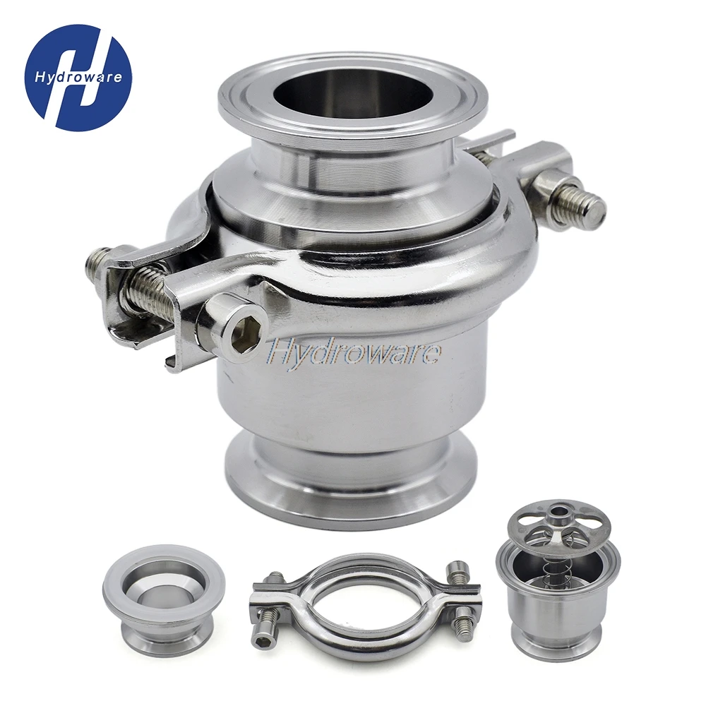 

Обратный клапан санитарный три кламп нержавеющая сталь