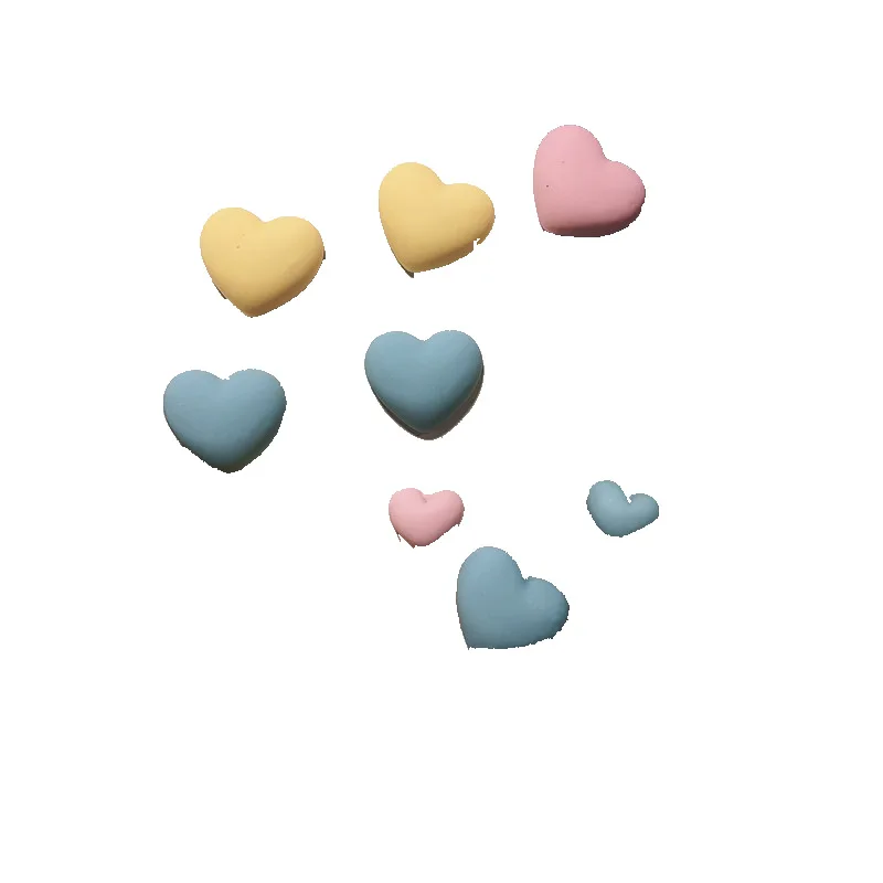 Симпатичная 3D Цветная Магнитная Наклейка В Форме Сердца Morandi Детский Магнит На