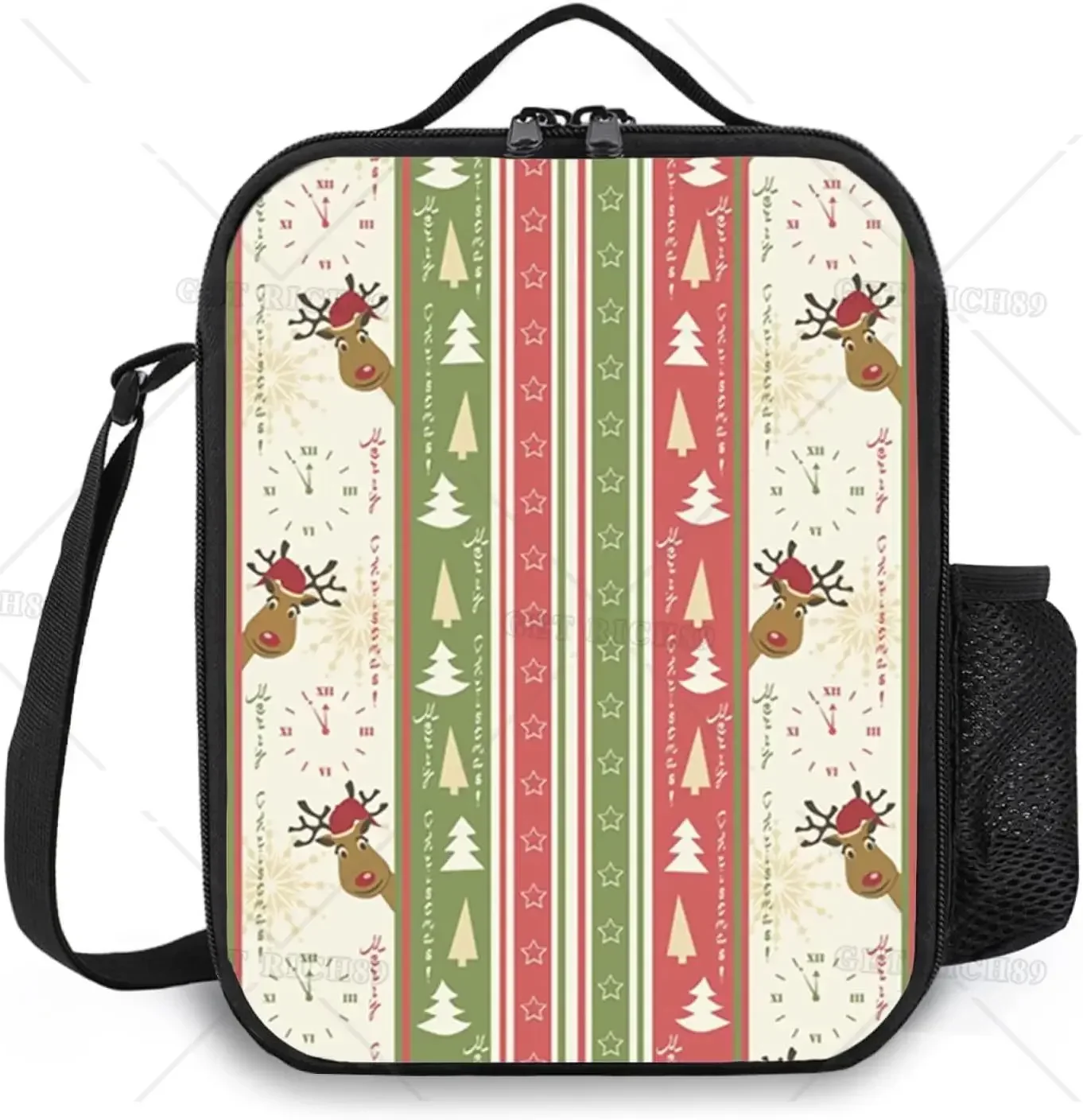 Рождественский Ланчбокс Унисекс Портативный Контейнер Для Завтрака С Дизайном