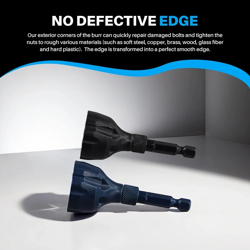 BEAU-2 шт. карбид вольфрама инструмент для снятия заусенцев с внешней фаской 1/8