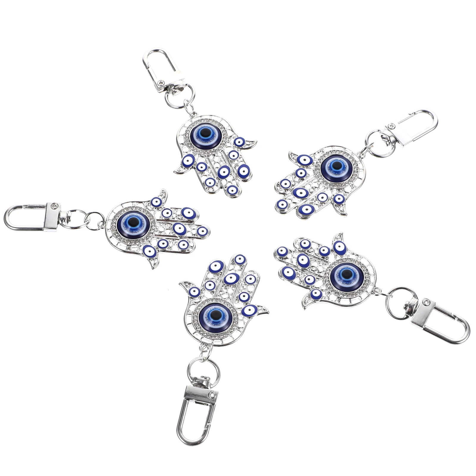 5 шт. подвески для ключей от сглаза автомобильный кулон брелок Рука Фатимы