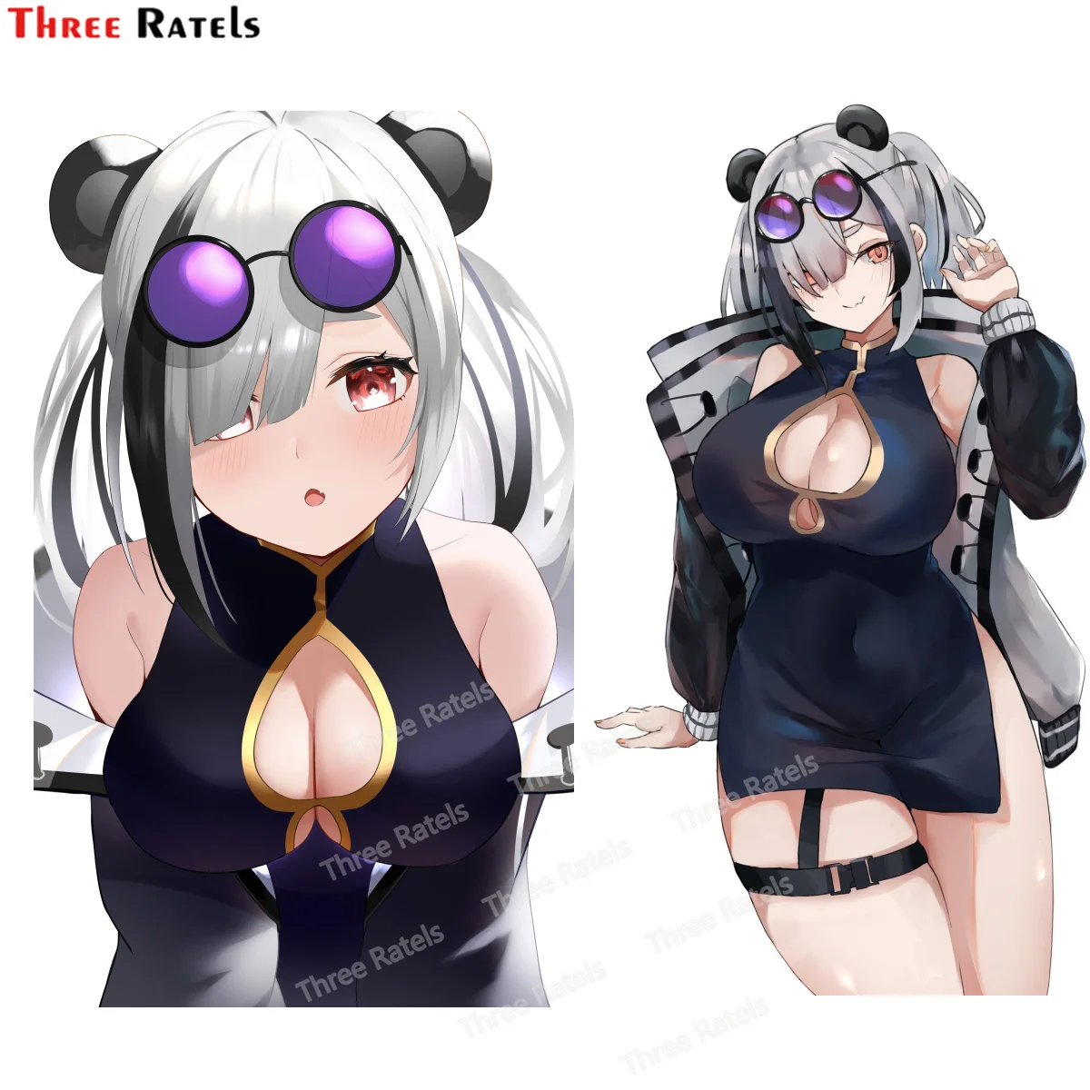 

Three Ratels E757 Feater Arknights Car Stickers Personality Creative Decal Waterproof Cartoon Vinyl Material