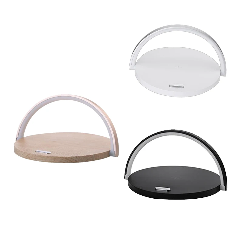 

Wireless Charger Table Lamp For Iphone 8 Plus X XR 12 11 Pro XS Max For Samsung Charging Night Light Pad