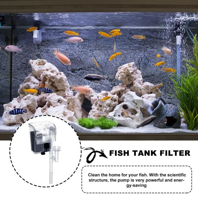 

Фильтр для аквариума бесшумный маленький аквариумный фильтр с регулируемым расходом воды 5 галлонов фильтр для аквариума микропористый