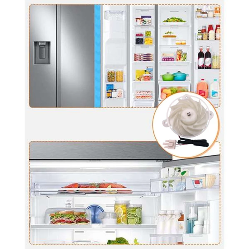 Двигатель вентилятора испарителя холодильника для Meiling ZWF-30-3 BCD-430WP9C запасная