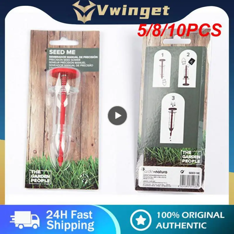 

5/8/10PCS Transparent Manual Planter Accessories Safe Quickly Seeder Effectively Healthy Planting Tools Seeder Tray Simple