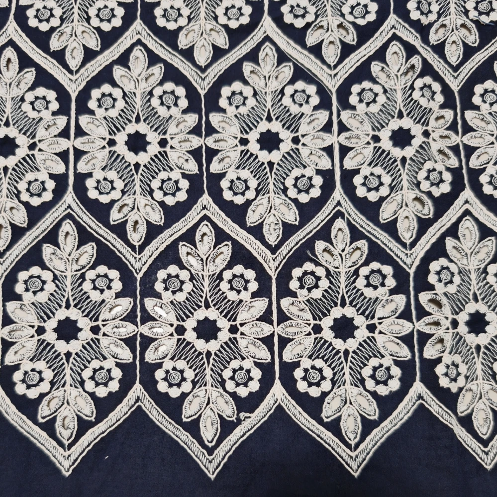 Новинка 2024 хлопковая ткань с вышивкой женское Повседневное платье