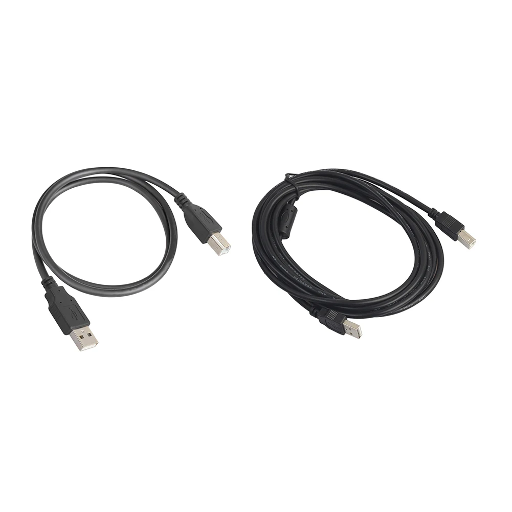 

USB 2,0 кабель для принтера типа А папа к Type B папа высокоскоростной кабель для передачи данных 480 Мбит/с для ПК сканера принтера компьютера 0,5 м/1...