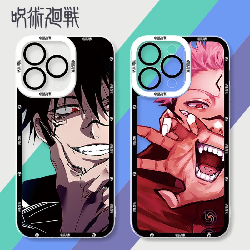 

Jujutsu Kaisen Soft Phone Case for Realme GT Neo 2 3 5 7 7i 8 8i 9 Pro Plus C11 C15 C2 C20 C21 C21Y C31 C35 Clear Silicone Cover