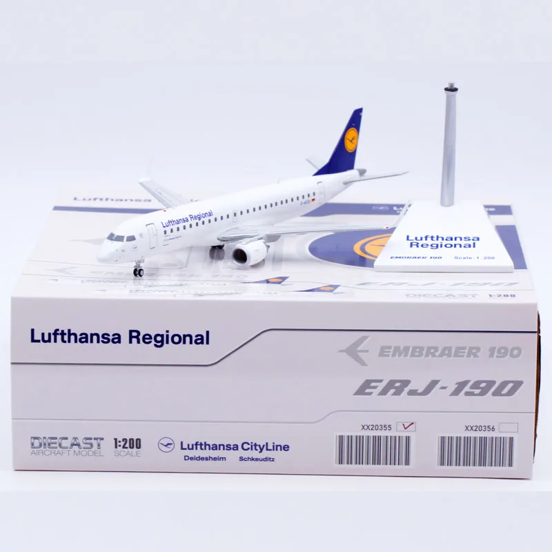 Коллекционная модель самолета из сплава XX20355 подарок искусственного Lufthansa