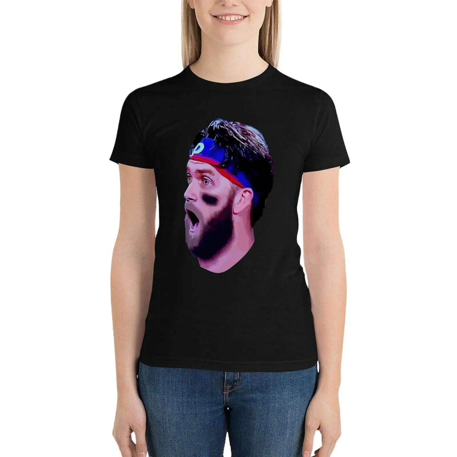 Женская футболка с принтом в виде кота летняя одежда