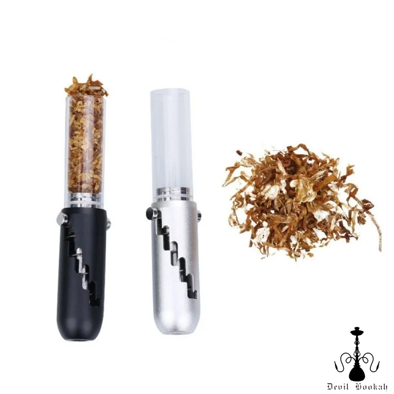 

DEVIL HOOKAH Creative Metal Smoking Pipe Dry Herb Burning Pipe Adjustable Glass Tube with Filter Portable Tobacco Weed Pipe Pipa