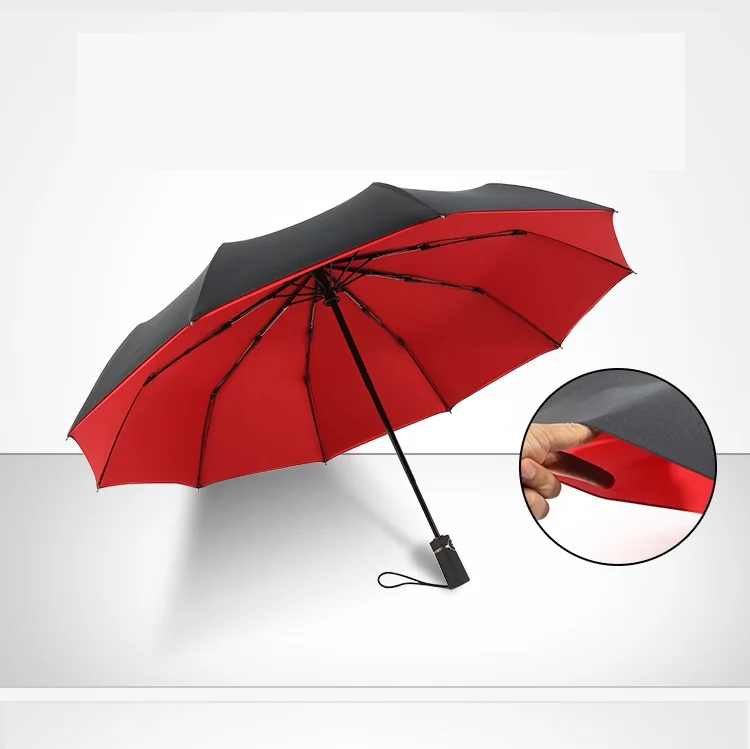 

10-bone Double-layer Automatic Umbrella Men's And Women's Sunny And Rainy Dual-use Outdoor Sunshade Automatic Opening And