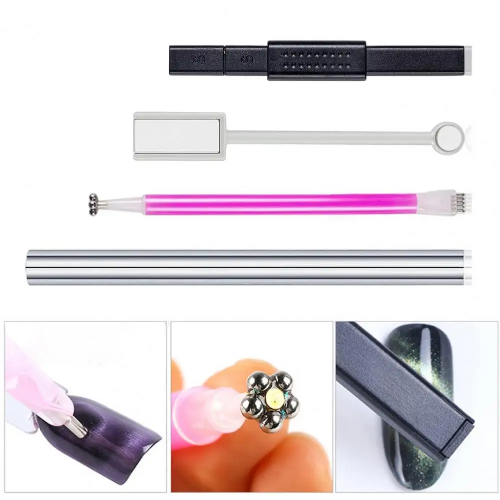 Магнитный Набор для дизайна ногтей магнитный инструмент Многофункциональный