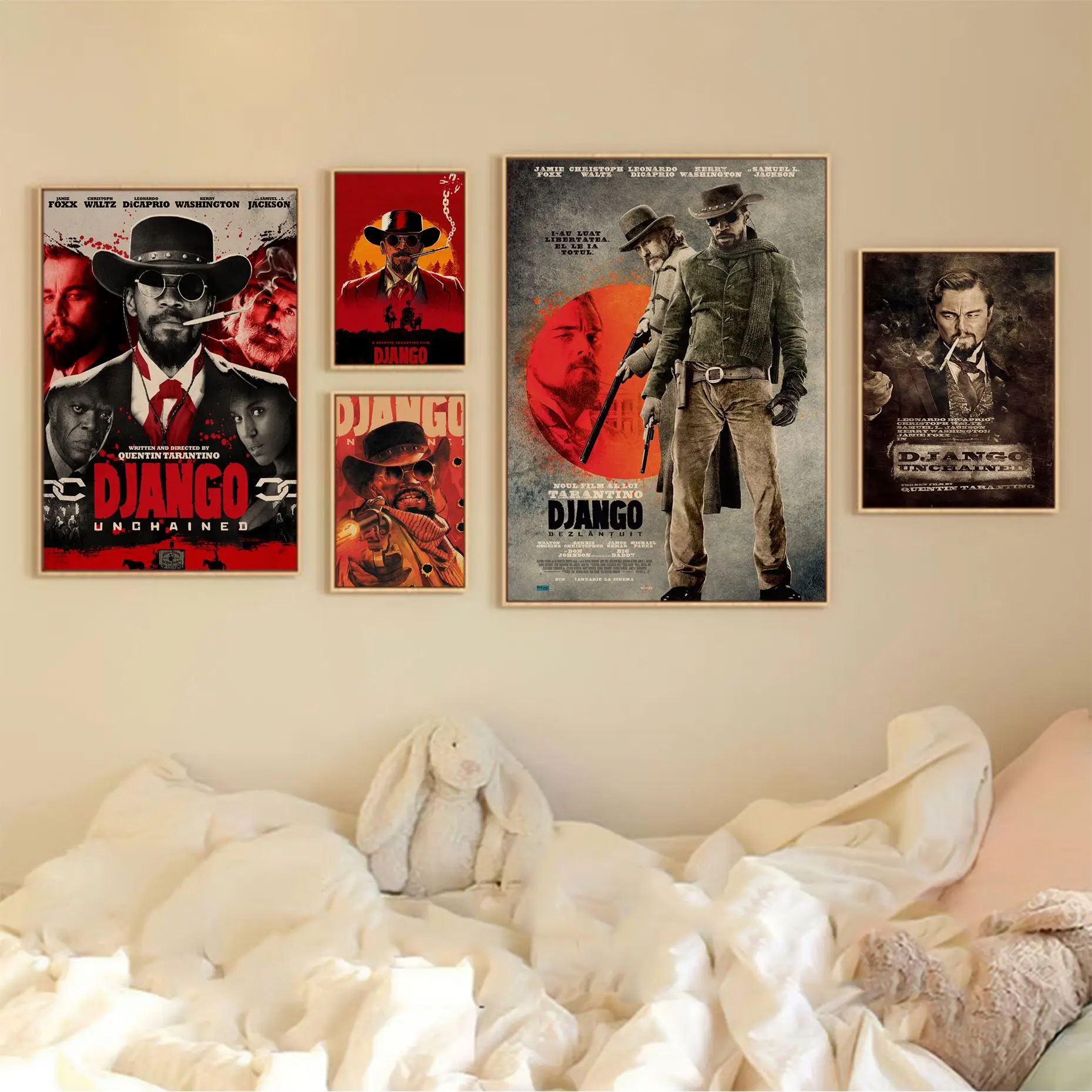 

Django Unchained DIY poster Vintage Room Bar Cafe Decor Decor Art Wall Stickers