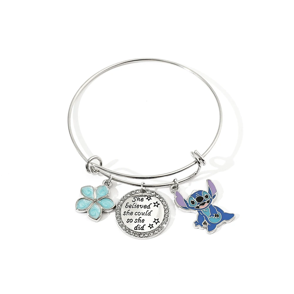 Металлический Браслет В Стиле Аниме Лило И Стич Унисекс Только Девушка Которая