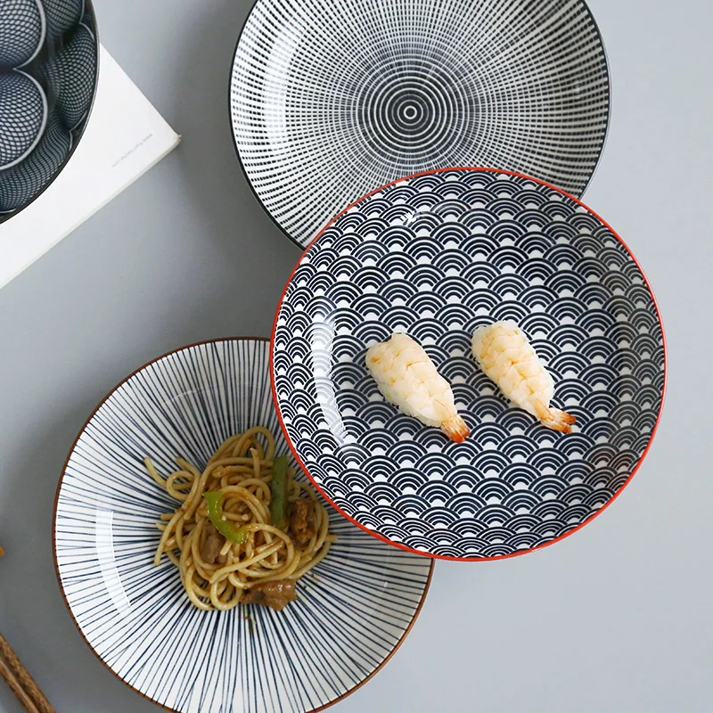 

Ceramic Round Shape Porcelain Tableware, Rice, Bread, Butter, Dessert, 7 Inch, CZY1011-2S, 2 Pcs Set
