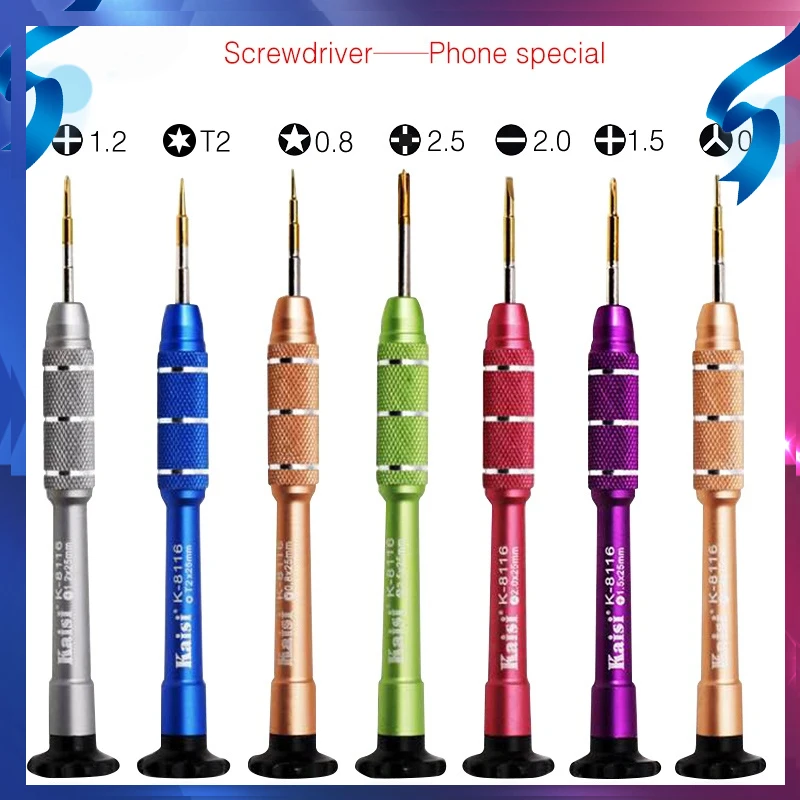 

Kaisi 1 piece Slotted Phillips Torx Hex Tri-Wing Screwdriver For iPhone Samsung Huawei P8 Xiaomi Opening Repair Tools