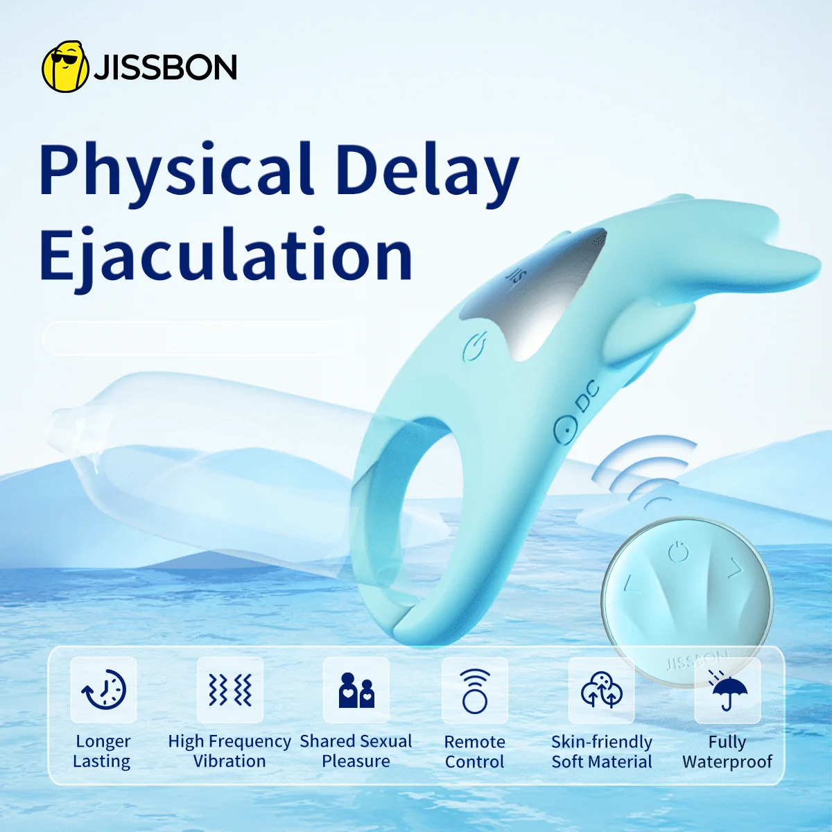 Вибратор Jissbon для мужчин