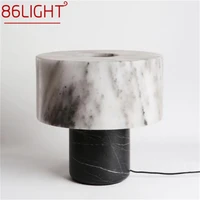 86light postmodern vintage table lamp creative design marble desk light led fashion for home living room bedroom decor