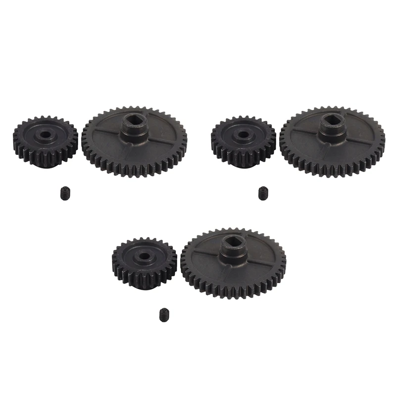 

3X Upgrade Metal Reduction Gear Motor Gear For Wltoys 144001 1/14 RC Car Parts
