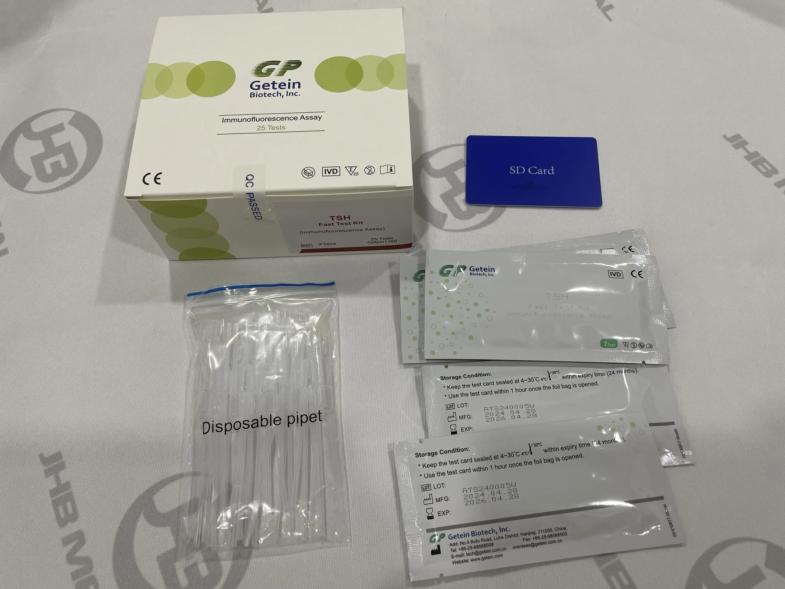 Иммунофлуоресцентный количественный анализатор Getein Тестовые наборы реагенты