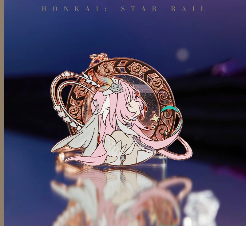 Фото Официальный аниме-косплей Honkai: Star Rail, металлический кулон с подвесной цепочкой, брелок, серия 