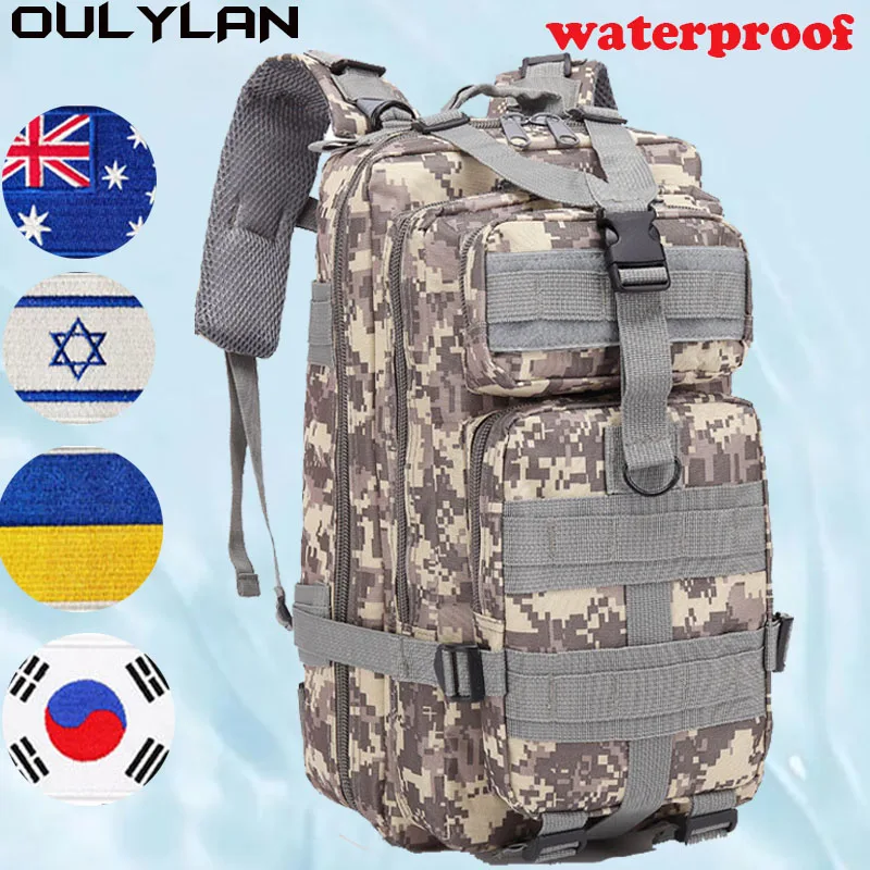 

Oulylan Army Outdoor 30L/50L Tactical Backpack Men 900D Nylon Military Hiking Waterproof Rucksacks Camping Trekking Hunting Bag