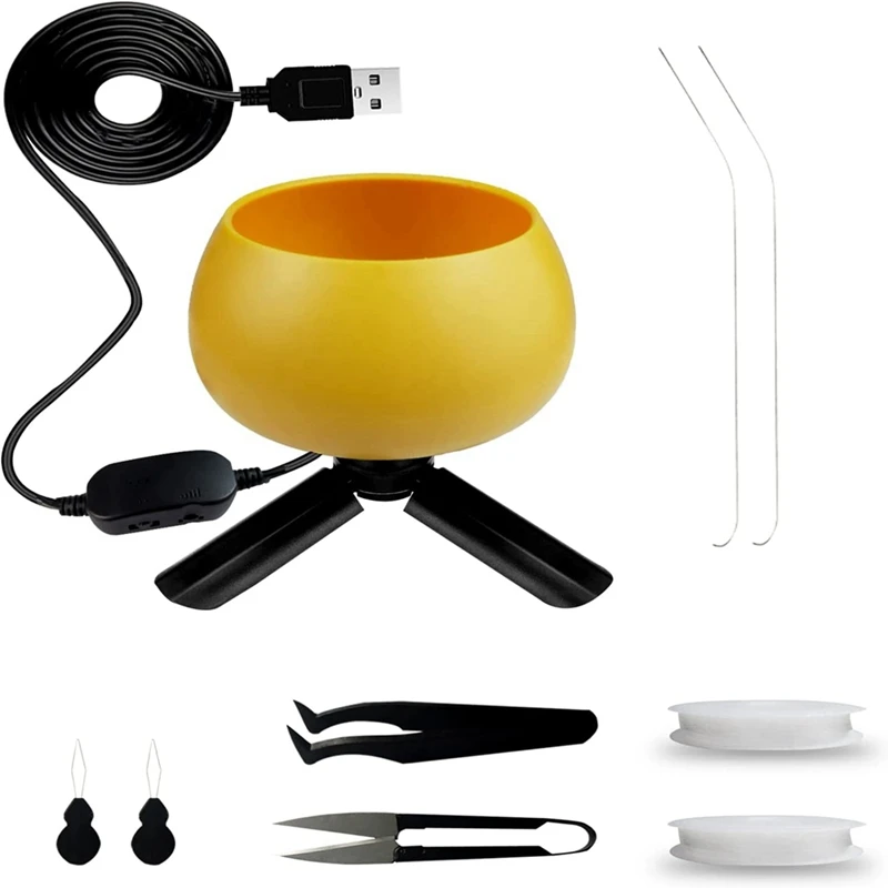 

Electric Bead Spinner For Jewelry Making, Adjustable Speed Bead Bowl Spinner Kit, Bead Spinner With Bead Needles