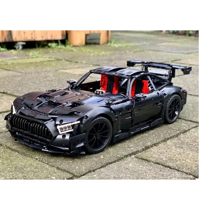 MOC-98023 Новый суперкар GT R Black Series 1:8 сборка строительных блоков модель • 2660 детали