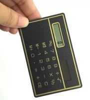slim credit card cheap solar power pocket calculator novelty small travel compact wholesale