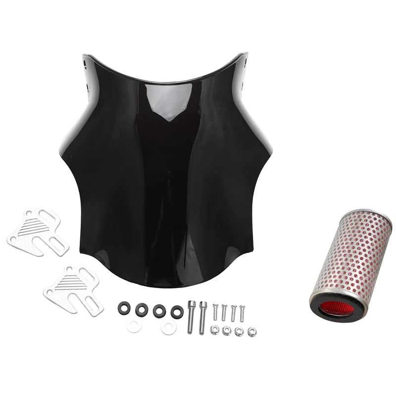 

Front Windshield For Honda Hornet Cb400 Cb600 Cb400sf Cb750 Cb900 Cb919 Cb250 & Motorcycle Air Filter Cleaner Grid