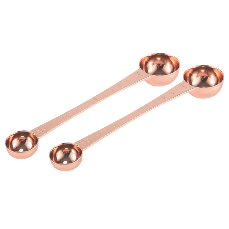 JFBL Популярные мерные ложки 2 шт. столовые с длинными ручками из нержавеющей стали