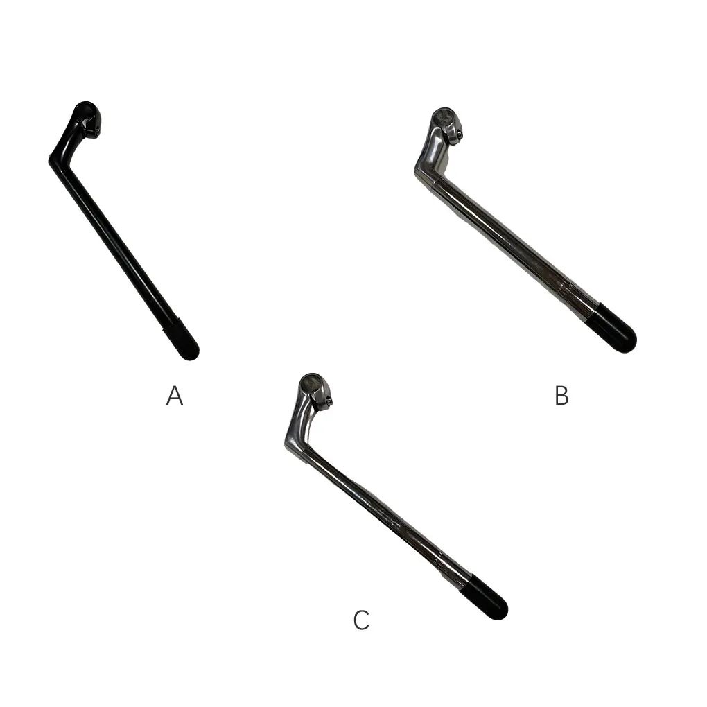 

Bike Quill Stems Aluminum Alloy No Deformation Handle Bar Adjustable Riser Component Strong Bearing Capacity Sliver/80x25.4x22.2