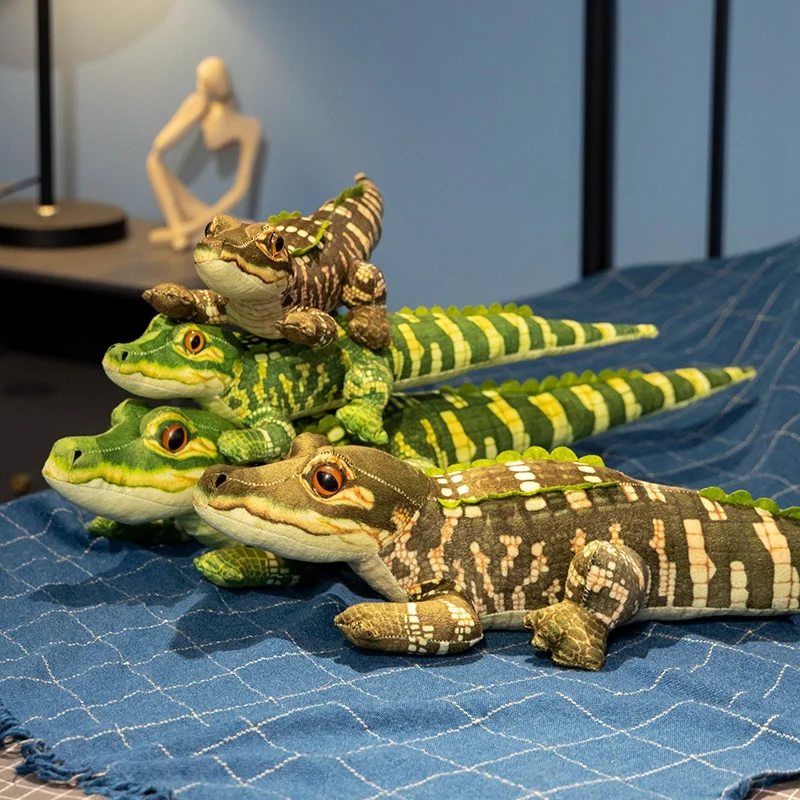 Игрушка плюшевая крокодил милая длинная кукла-подушка Реалистичная рептилия