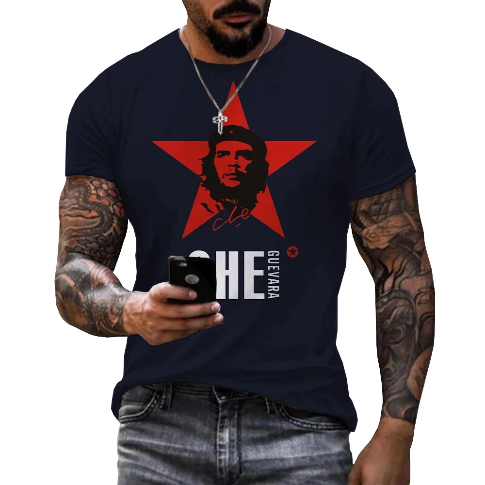 Футболка Che Guevara мужская с графическим принтом модная рубашка в стиле Харадзюку
