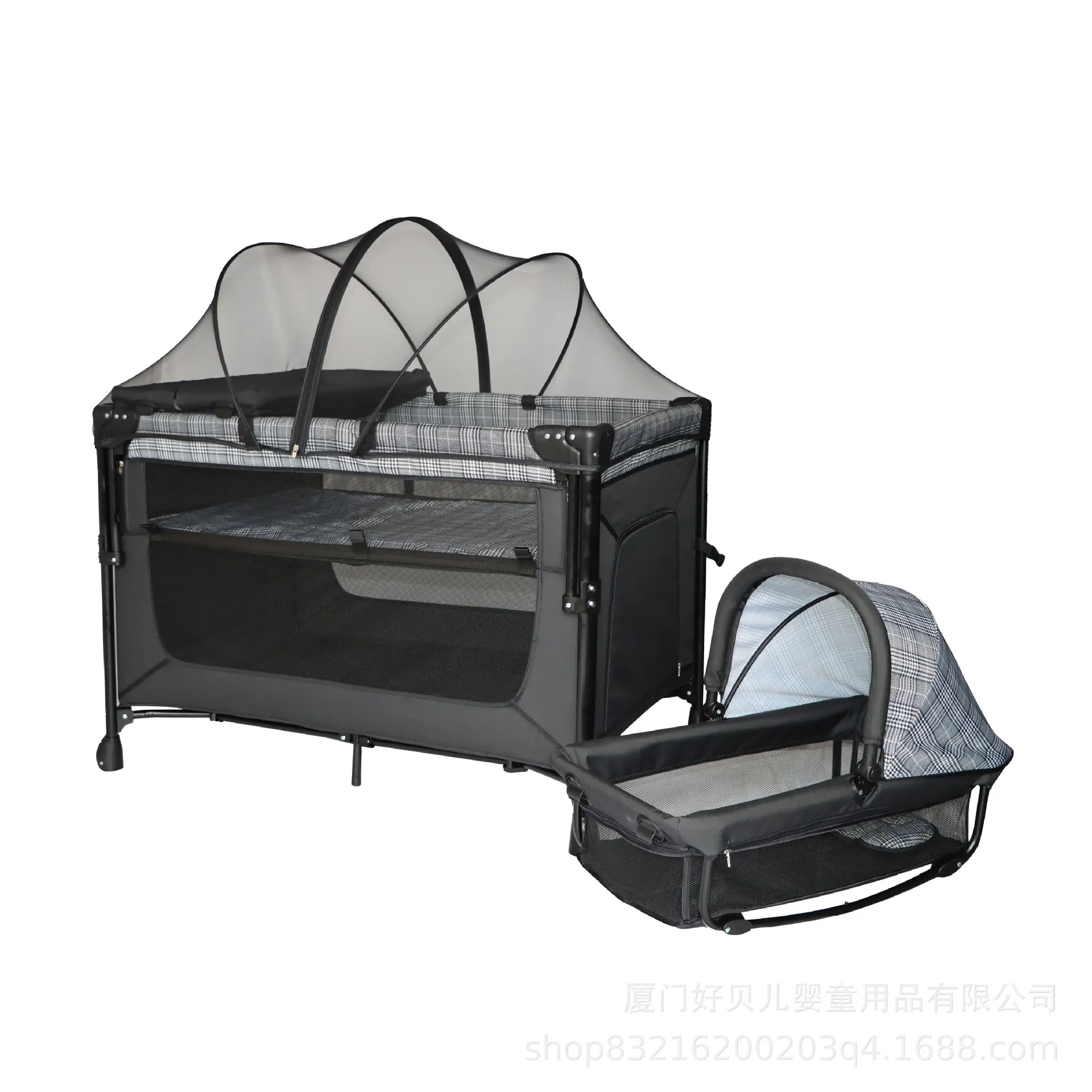 Manufacturers directly provide baby lifting bed support customization baby crib bedding set