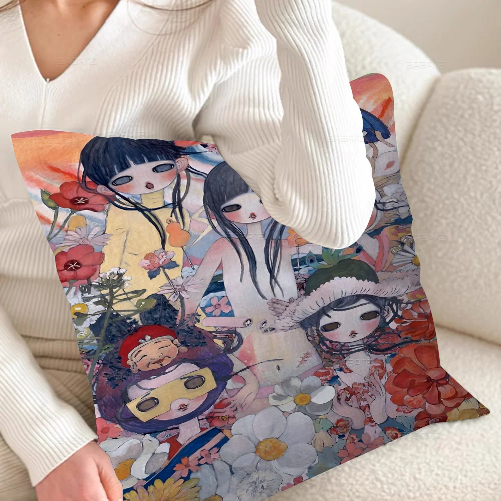 Aya Takano Anime Personalized Pillow Dust Cover Bedroom Kids Party Decoration Pillowcase Birthday Children Gift