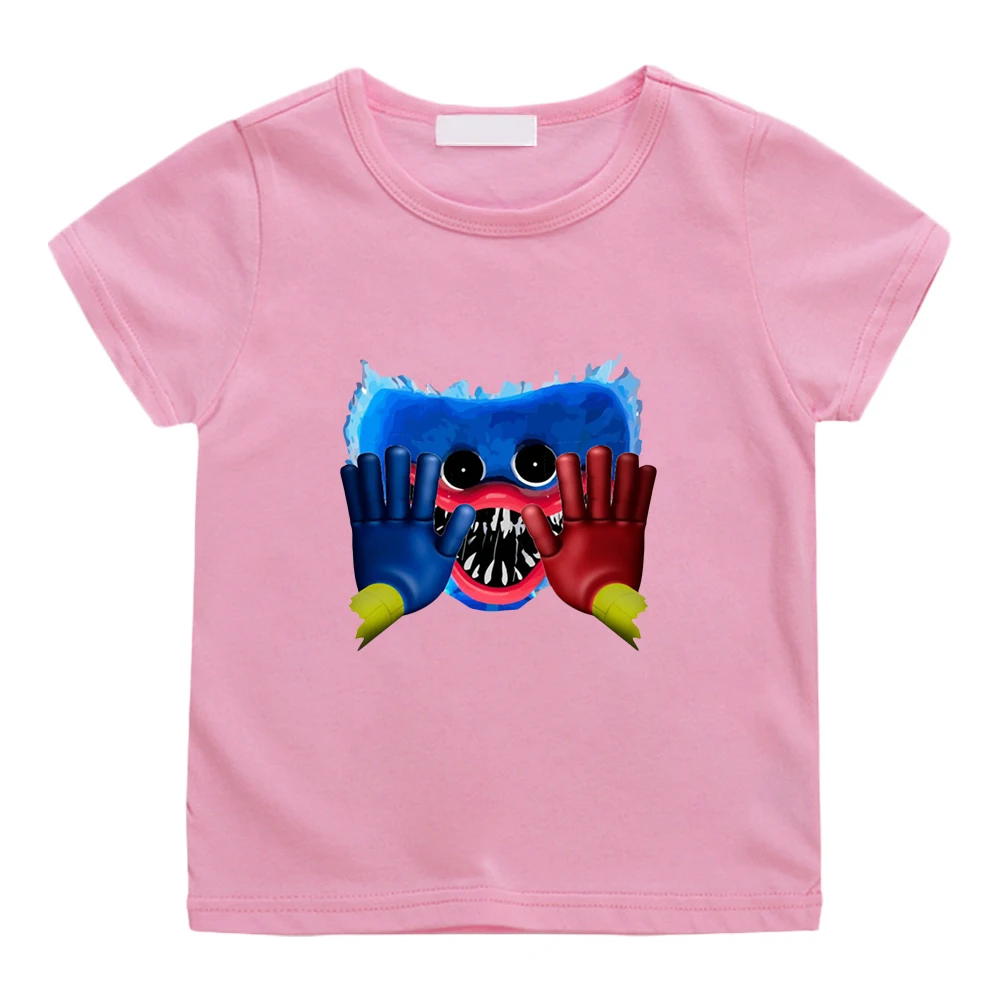 

Kids Game Poppy Playtime Boys T-Shirt 100%cotton Harajuku Casual Graphic Hague Vagi Clothes Huggy Wuggy Short Sleeve Grls Tshirt