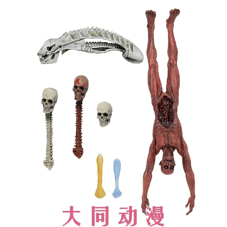 Набор аксессуаров NECA predator посылка 7-дюймовая модель сцены трупа украшения ручной