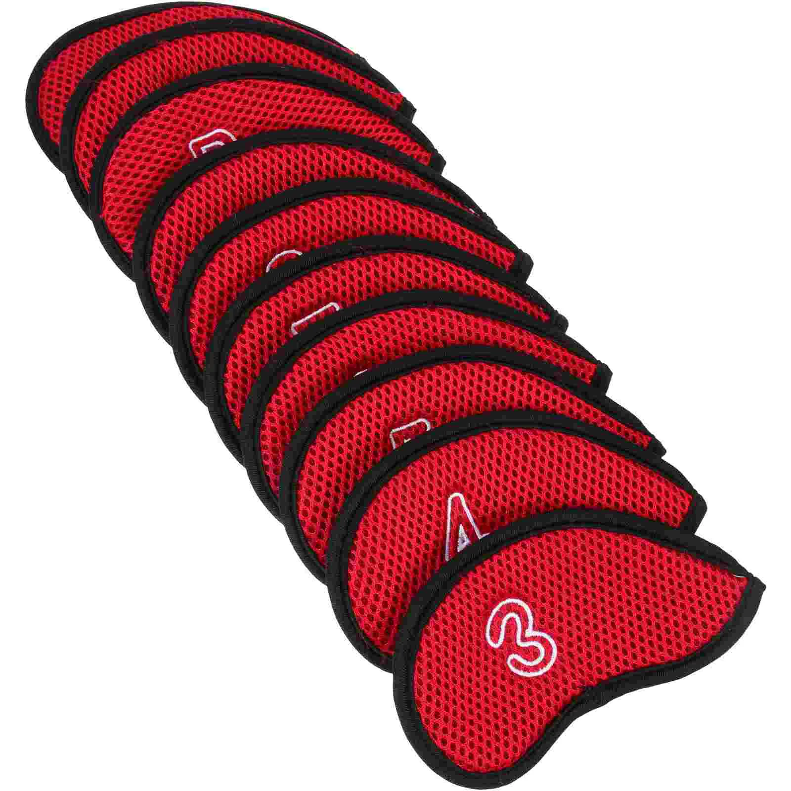 

10 Pcs Golf Club Cover Golfs Rods Head Protectors Headcover Golfing Equipment Putters Covers Headgear