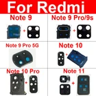 Задняя стеклянная рамка объектива для Xiaomi Redmi Note 9 10 Pro 5G Note 9S 10 11 задняя камера стеклянная крышка объектива с клейкими деталями