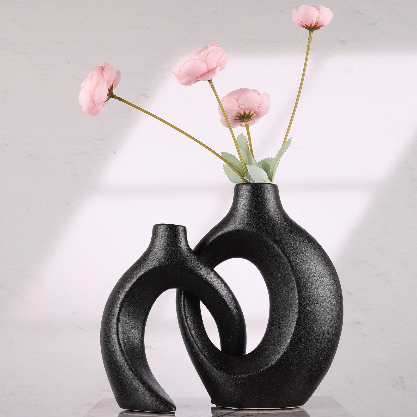 

Керамическая ваза для украшения дома, Современное украшение для дома, свадьбы, комнаты, офиса, настольное украшение, контейнер для пампаса, травы