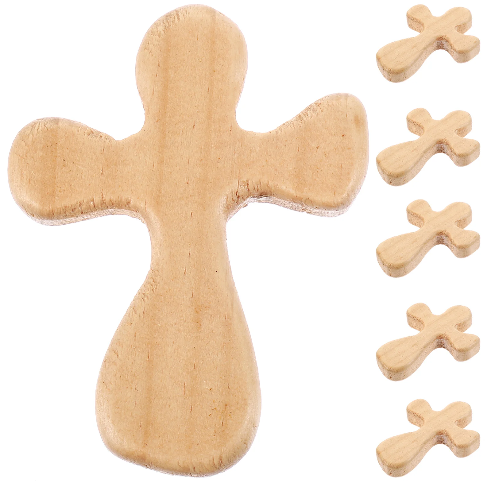 

6pcs Small Decores Adornments Handheld Praying Crucifix Prayer Crosses