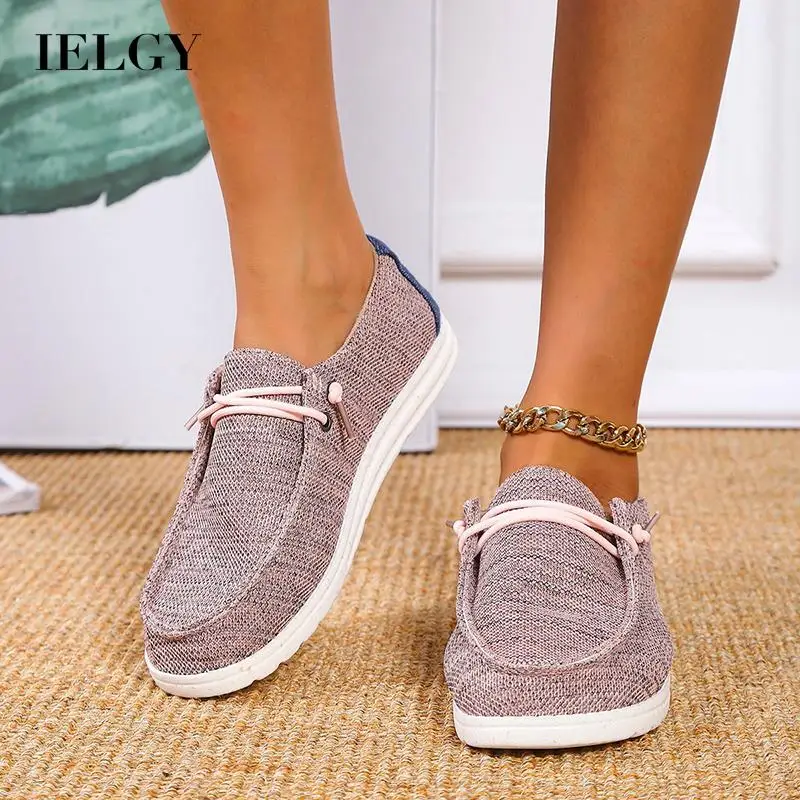 

IELGY plus size women's shallow casual shoes trendy flat bottom