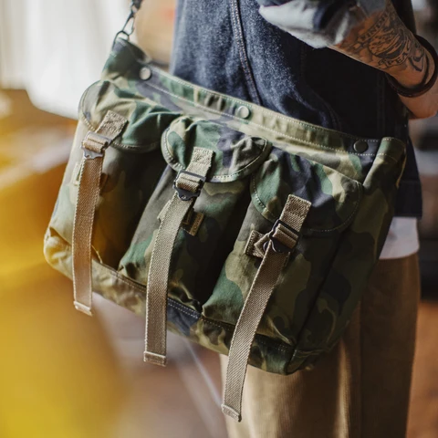 Мужская американская тактическая сумка через плечо Maden, большая вместительная уличная сумка через плечо, рабочая одежда, дорожная повседневная сумка