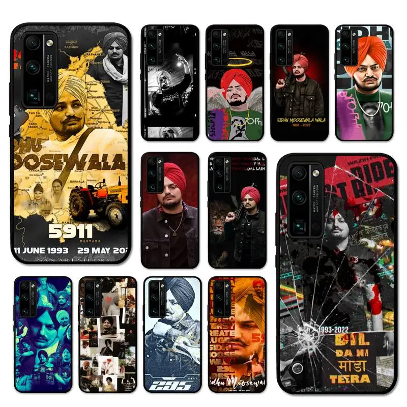 

Indian Rapper Sidhu Moose Wala Phone Case for Huawei Honor 10 i 8X C 5A 20 9 10 30 lite pro Voew 10 20 V30 coque