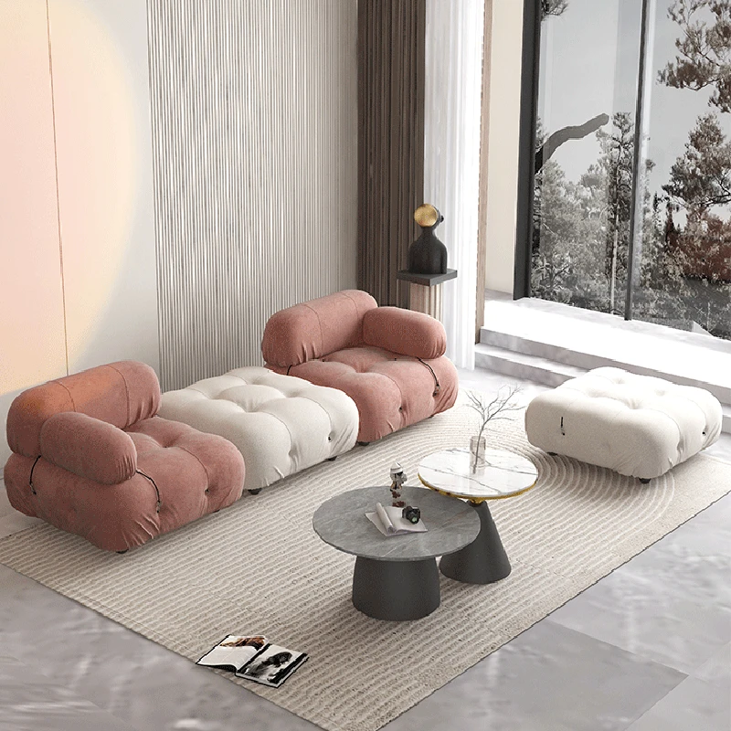 

Lazy Living Room Sofa Xxl Fabric 3 Seater Module Unusual Loveseat Soft Sofa Sectional Ergonomic Divani Soggiorno Home Decoration